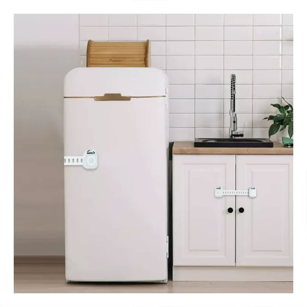 Pack de 3 verrous de sécurité enfant pour électroménager et tiroirs – طقم قفل حماية للأطفال - Cuisine - صورة 3
