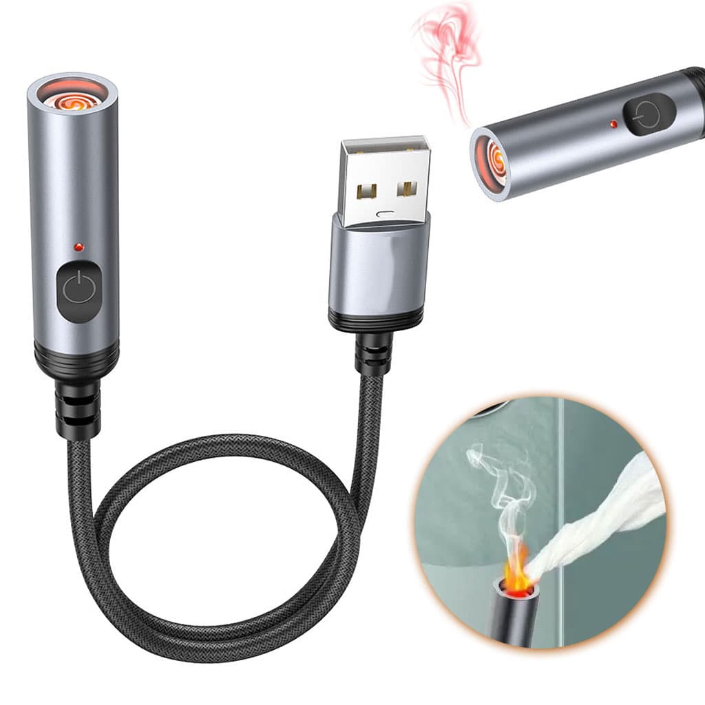 Briquet électrique Portable Alimentation USB V1 - Divers - صورة 1
