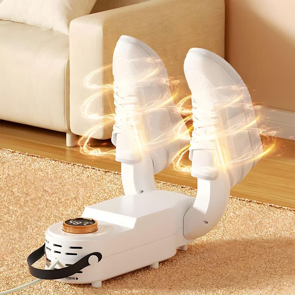 Sèche-chaussures électrique avec minuterie et grille de séchage réglable V2 – مجفف أحذية محمول - Maison - صورة 1