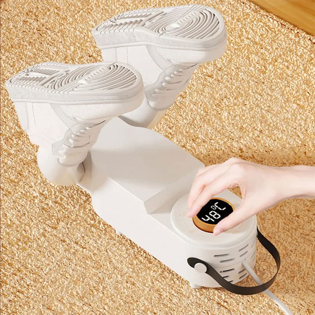 Sèche-chaussures électrique avec minuterie et grille de séchage réglable V2 – مجفف أحذية محمول - Maison - صورة 3
