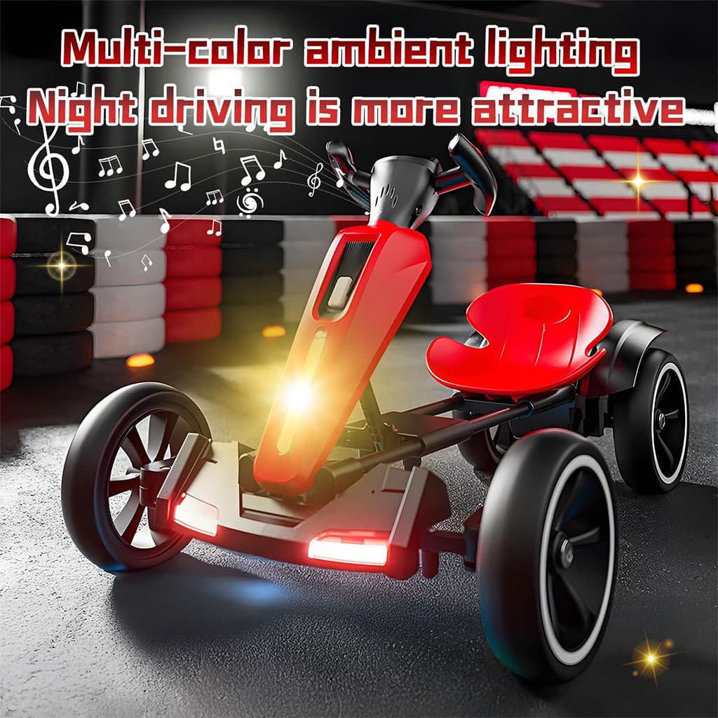 Voiture karting électrique pliable 12V pour enfants avec marche arrière – سيارة سباق كهربائية للأطفال - Jouet & Gaming - صورة 2