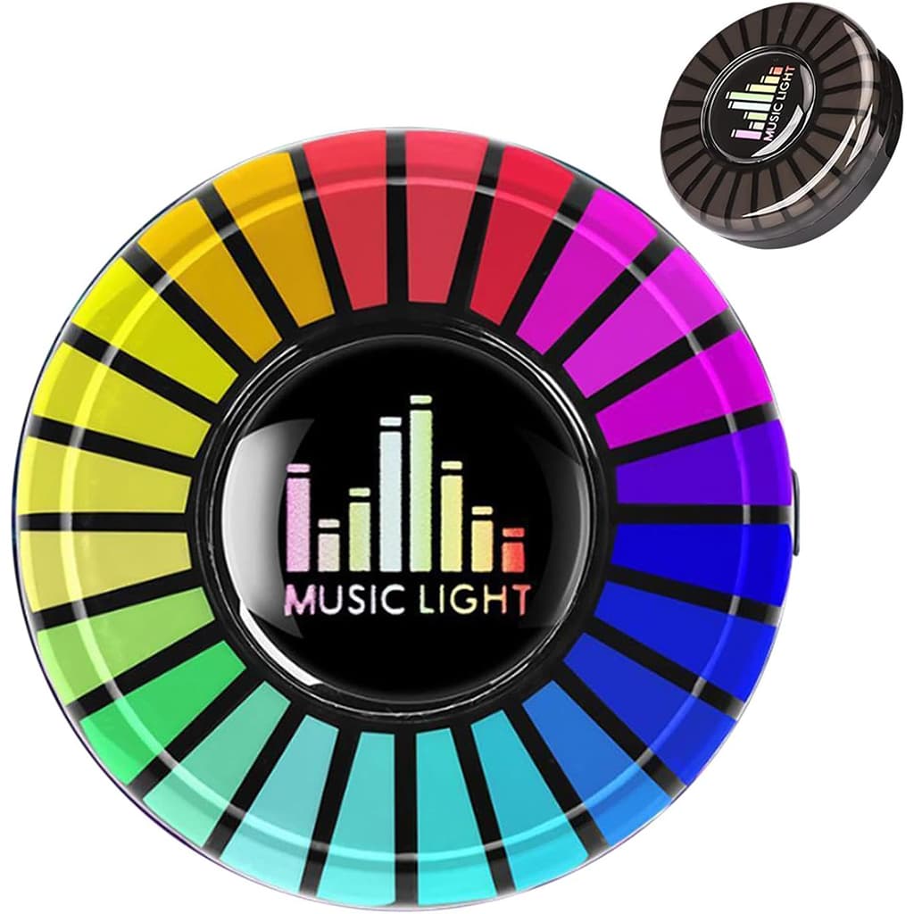 Humidificateur et Lumière d’ambiance colorées avec capteur de son RGB 1Pcs - Accessoires Auto/Moto - صورة 3