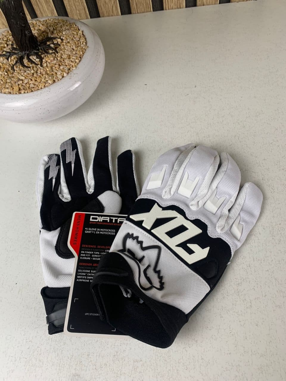 Gants Fox Racing pour motocross, tactiles – قفازات فوكس ريسينغ للدراجات النارية - Accessoires Auto/Moto - صورة حقيقية 3