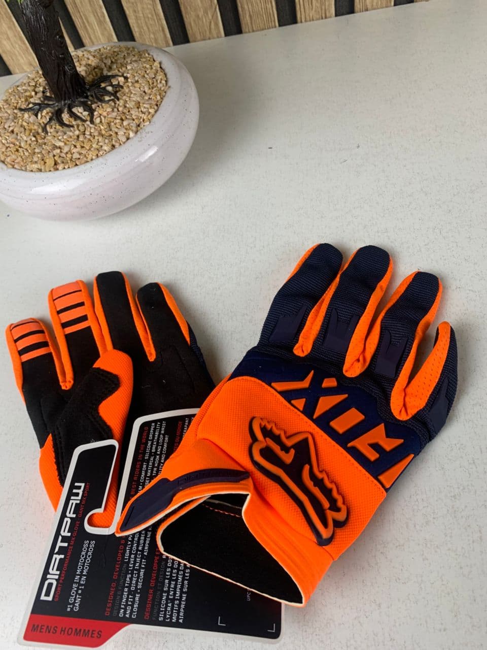 Gants Fox Racing pour motocross, tactiles – قفازات فوكس ريسينغ للدراجات النارية - Accessoires Auto/Moto - صورة حقيقية 11