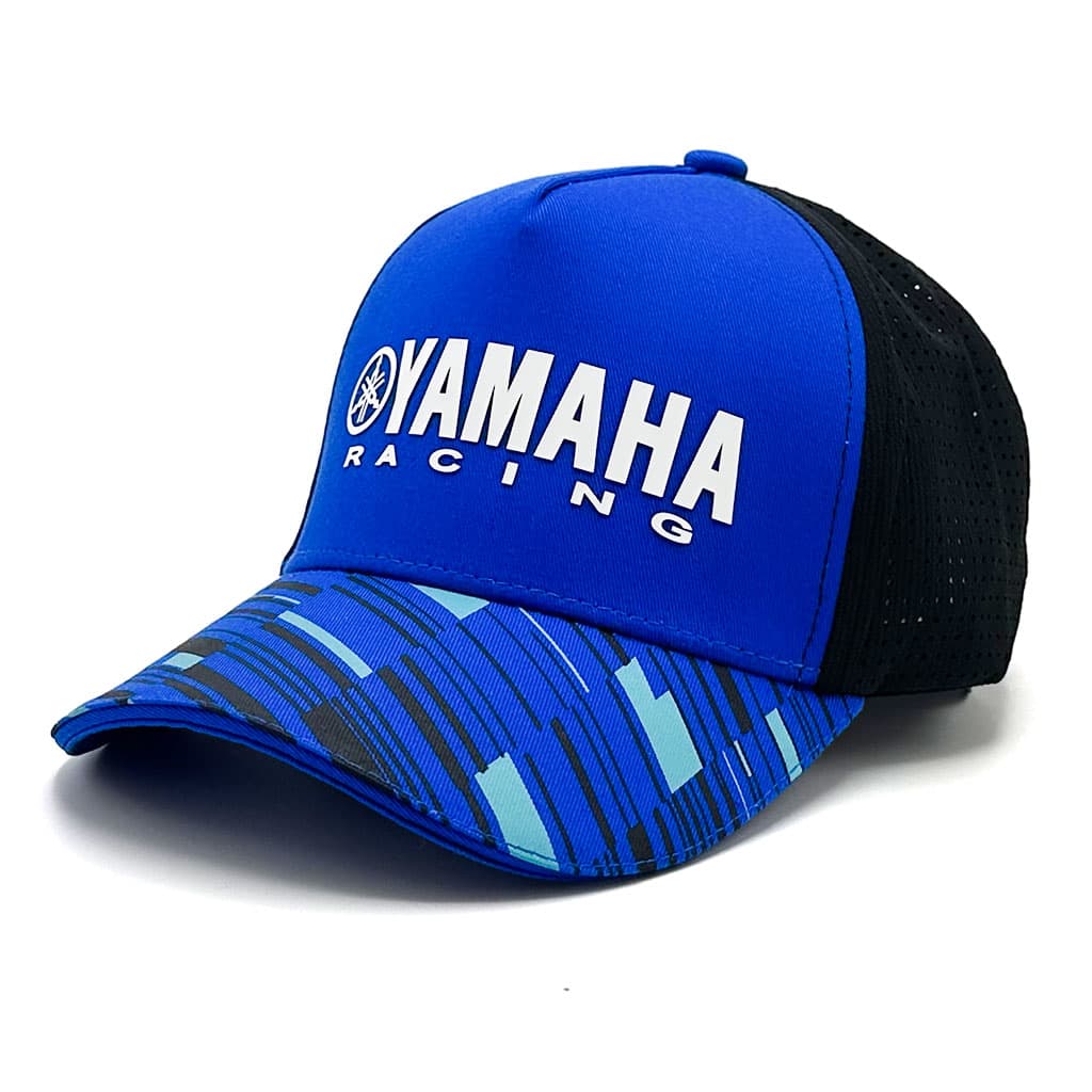 Casquette Yamaha Racing Bleu et Noire avec Filet Respirant Unisexe – قبعة رياضية جودة عالية - Accessoires - صورة 2
