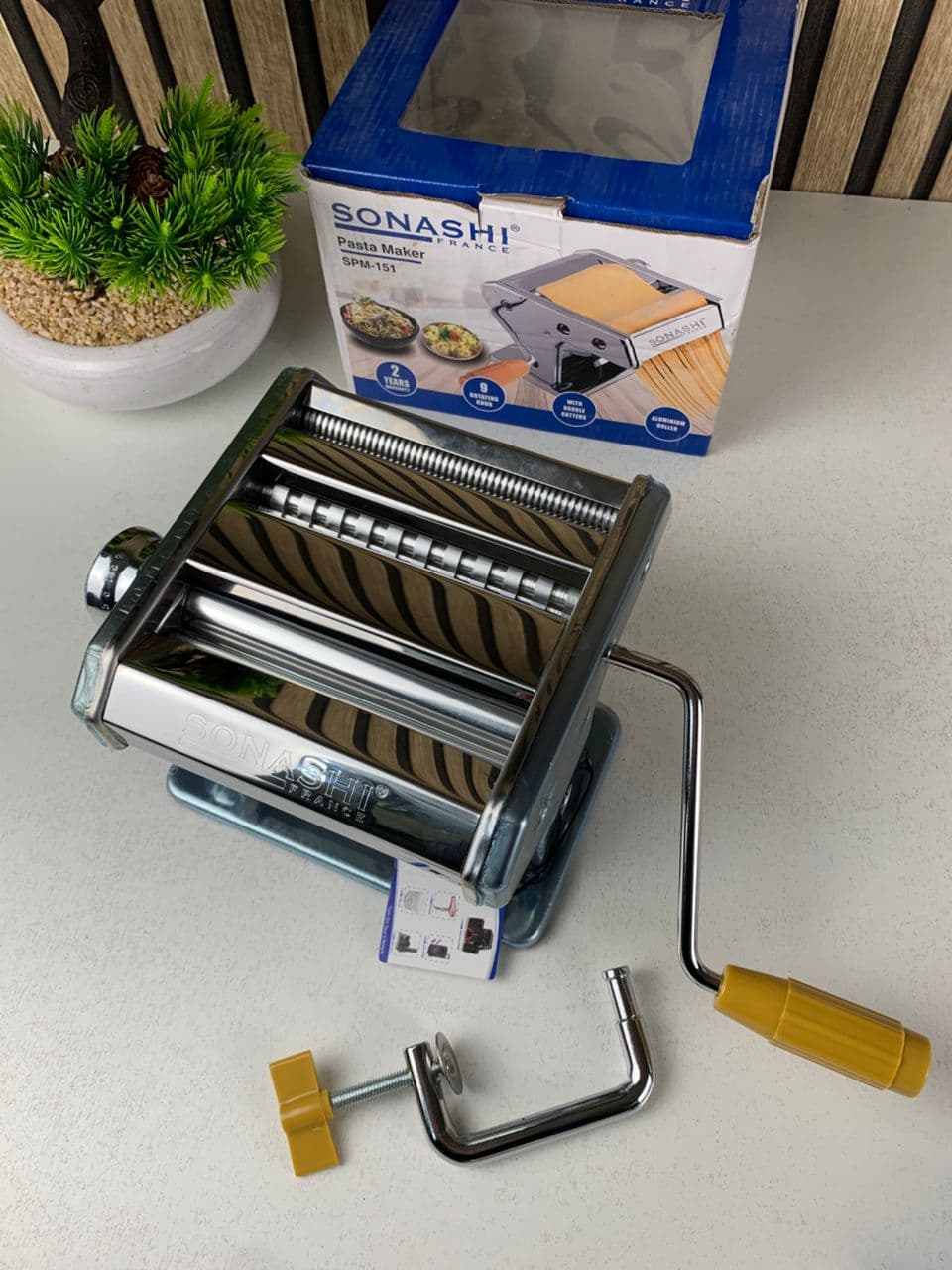 Machine À Pâtes et Nouilles Manuelle 3en1 Sonashi SPM-151 – ماكينة تحضير العجائن - Cuisine - صورة حقيقية 6