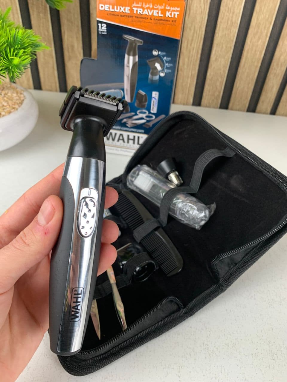 Kit de Voyage Tendeuse WAHL avec accessoires de soins pour hommes – طقم آلة حلاقة مع أدوات العناية للرجال - Soins et Beauté - صورة حقيقية 11