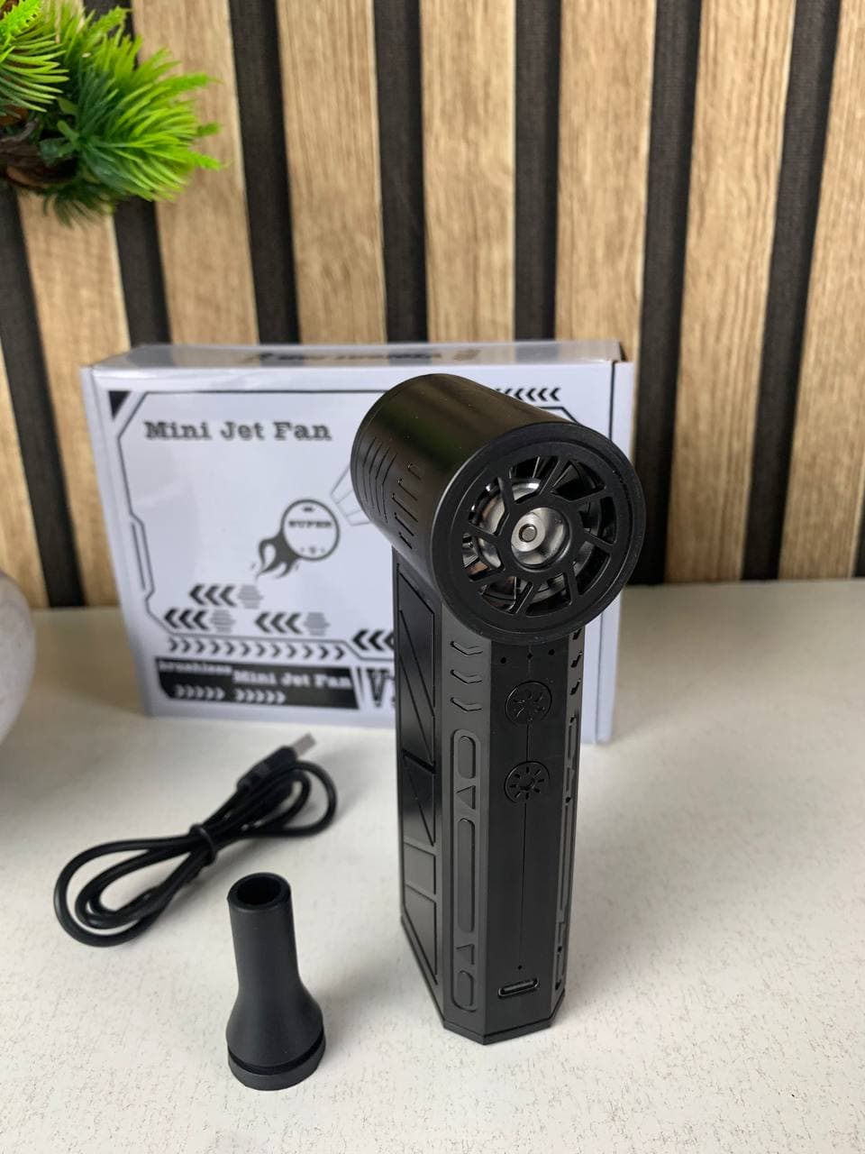 Souffleur avec Ventilateur Turbo à Jet 4 Vitesses V2 – جهاز نسف الهواء محمول - Accessoires Auto/Moto - صورة حقيقية 8