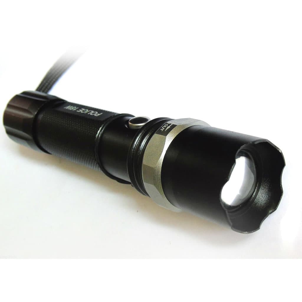 Lampe Torche LED SWAT Multifonction Zoom Réglable et 3 Modes d’Éclairage – مصباح يدوي قابل للشحن - Camping et Randonnée - صورة 3
