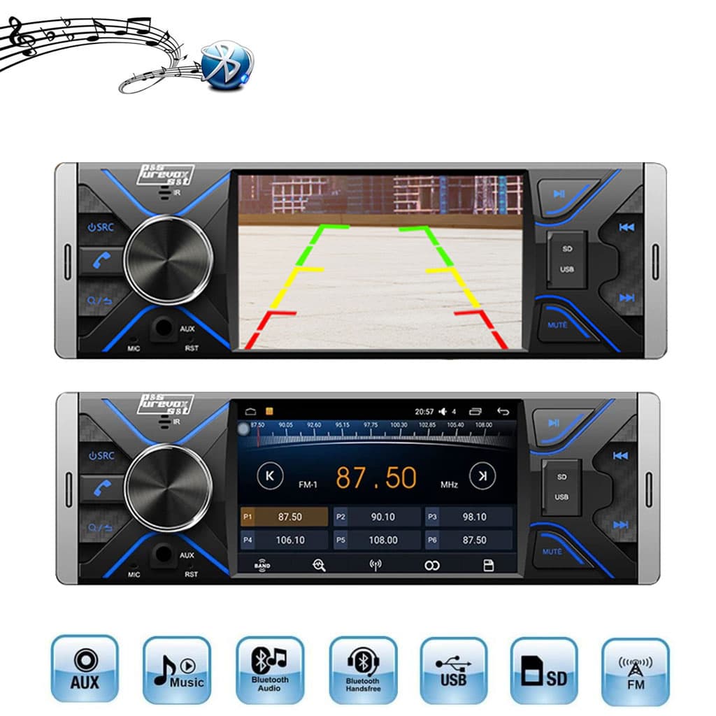 Poste Radio Multimedia Bluetooth USB/MicroSD/Aux G-9703 – جهاز راديو مع منفذ تشغيل الكاميرا - Accessoires Auto/Moto - صورة 1