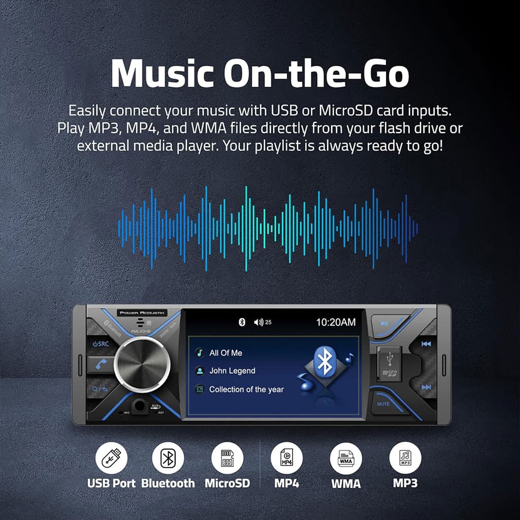 Poste Radio Multimedia Bluetooth USB/MicroSD/Aux G-9703 – جهاز راديو مع منفذ تشغيل الكاميرا - Accessoires Auto/Moto - صورة 2