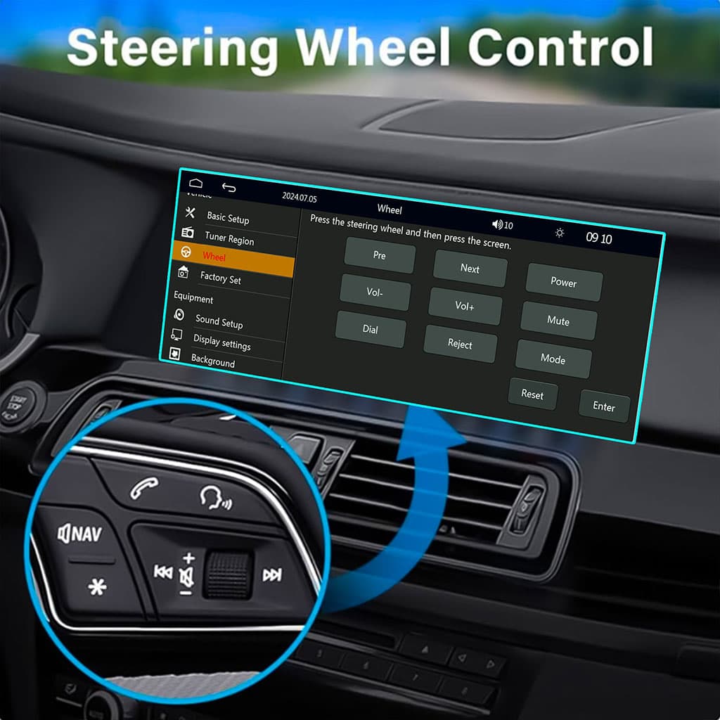 Autoradio 2-DIN avec écran tactile, USB-C, Bluetooth, Wi-Fi, CarPlay et Android Auto – جهاز راديو سيارة - Accessoires Auto/Moto - صورة 3