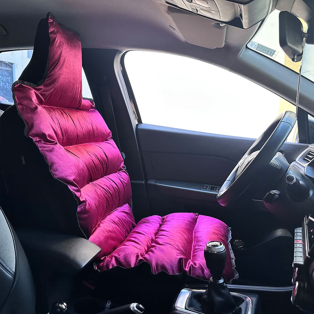 Housse de Protection Siège Auto en Velours Rembourrée Confortable et Moelleux – فرشة مقعد السيارة جد مريحة - Accessoires Auto/Moto - صورة 2