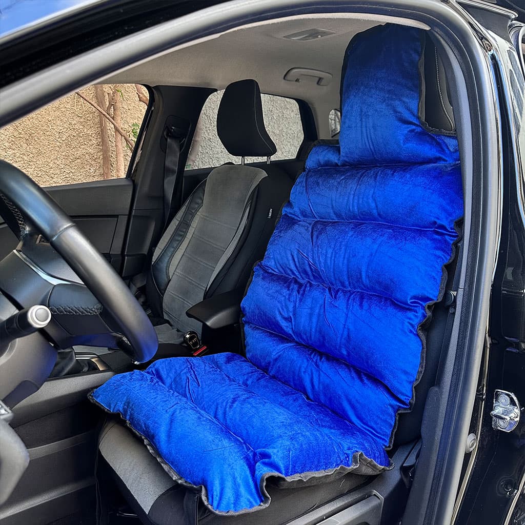 Housse de Protection Siège Auto en Velours Rembourrée Confortable et Moelleux – فرشة مقعد السيارة جد مريحة - Accessoires Auto/Moto - صورة 6