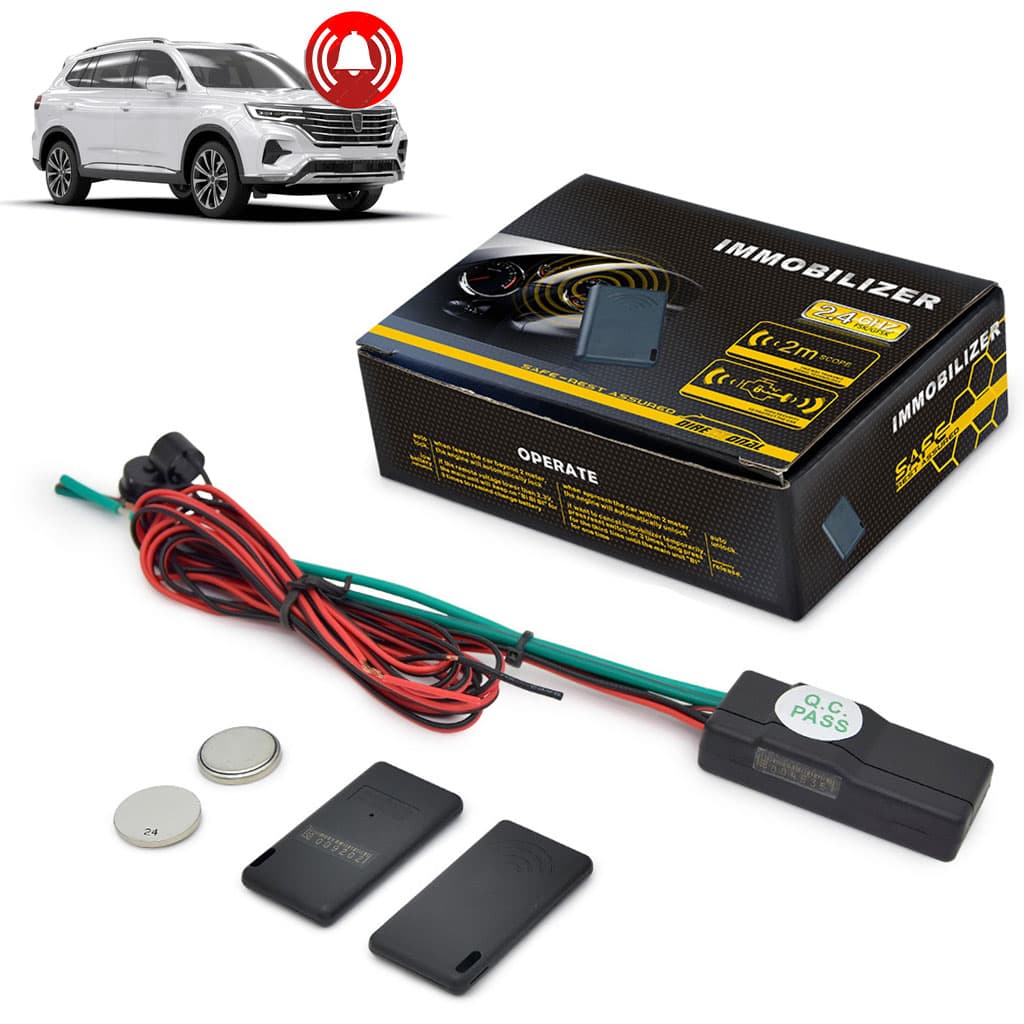Système d'immobilisation de voiture avec verrouillage/déverrouillage automatique du moteur - نظام منع تشغيل السيارة - Accessoires Auto/Moto - صورة 1