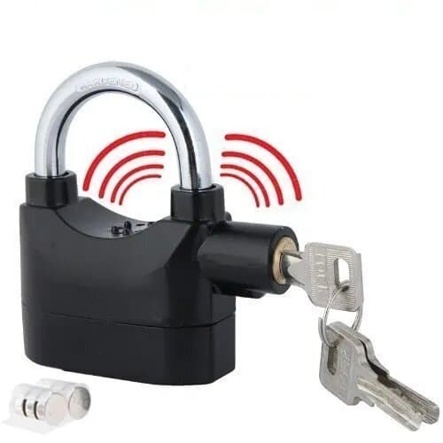 Cadenas d'alarme étanche à sirène 110 décibels - Outillage et Bricolage - صورة 5