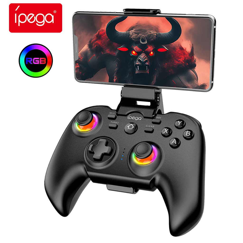Manette de jeu sans fil IPEGA PG-9115 avec poignets lumineux RGB - يد تحكم لاسلكية - Jouet & Gaming - صورة 1