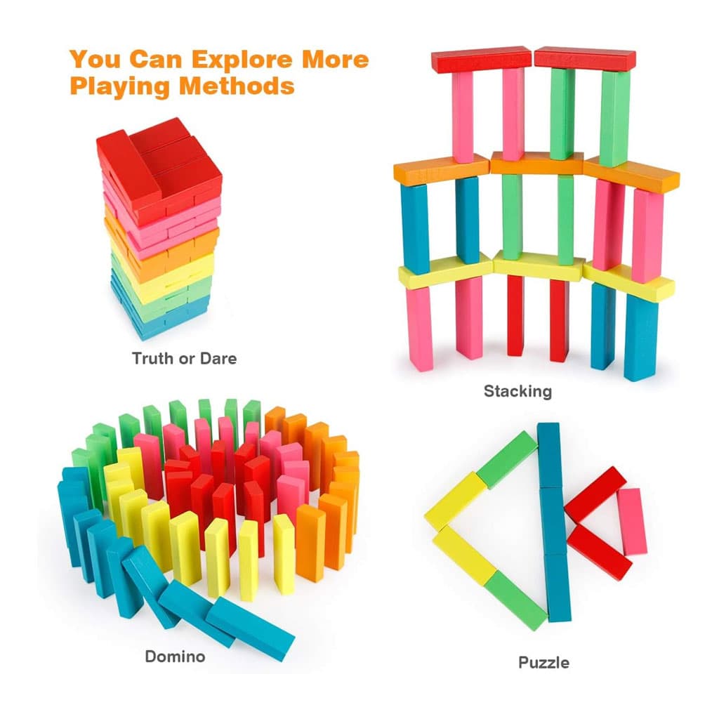 Jeu de blocs de construction colorés à faire tomber 30pcs - لعبة هدم الأبراج - Jouet & Gaming - صورة 4