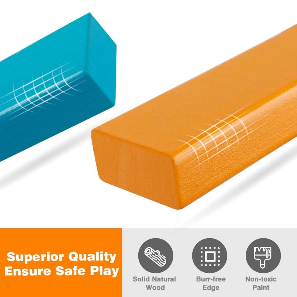 Jeu de blocs de construction colorés à faire tomber 30pcs - لعبة هدم الأبراج - Jouet & Gaming - صورة 5