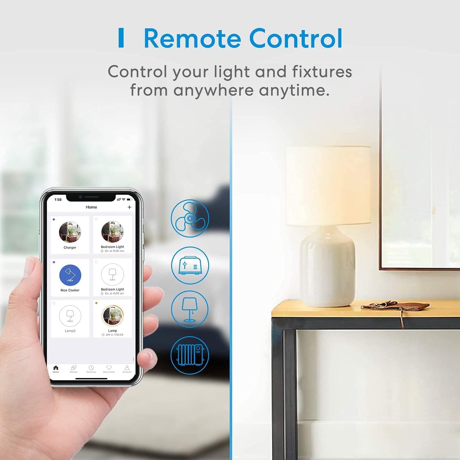 AVEL Prise intelligente WiFi avec commande vocale - مقبس طاقة ذكي (ويفي) - Électronique - صورة 2