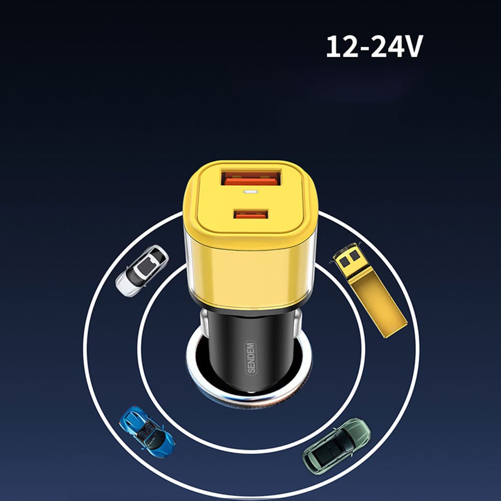 Chargeur Voiture 3en1 Fast Charge 45W - شاحن سيارة سريع - Électronique - صورة 5