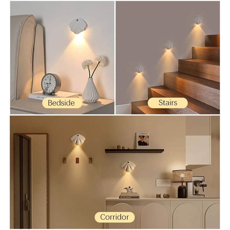 Applique murale rechargeable USB avec détecteur de mouvement 1Pcs - مصباح منزلي لإضاءة الممرات - Électronique - صورة 4