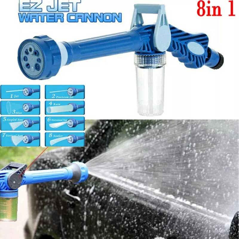 Pistolet 8en1 de pulvérisation d'eau de lavage de voiture - Accessoires Auto/Moto - صورة 2
