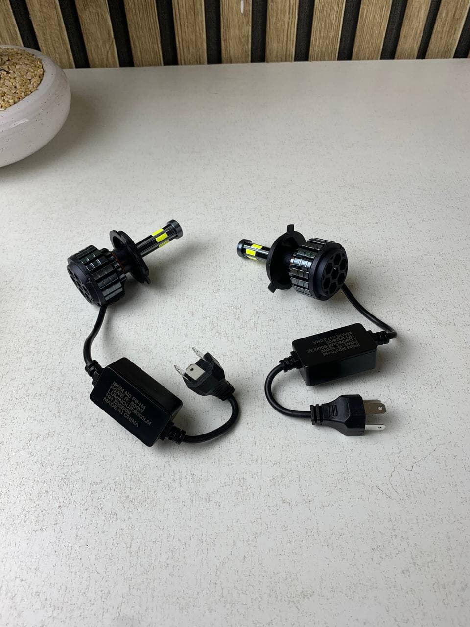 Kit Lampe de phare F6 H4 LED 6 Directions 6500K - مصابيح إضاءة أمامية للسيارات - Accessoires Auto/Moto - صورة حقيقية 10