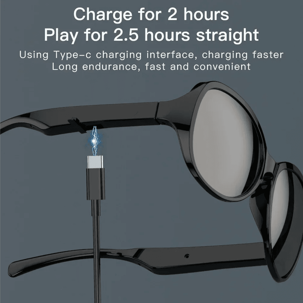 Lunettes de soleil intelligentes ecouteurs sans fil Bluetooth, appels mains libres - نظارات شمسية ذكيةو سماعات رأس لاسلكية بتقنية البلوتوث - Accessoires - صورة 4