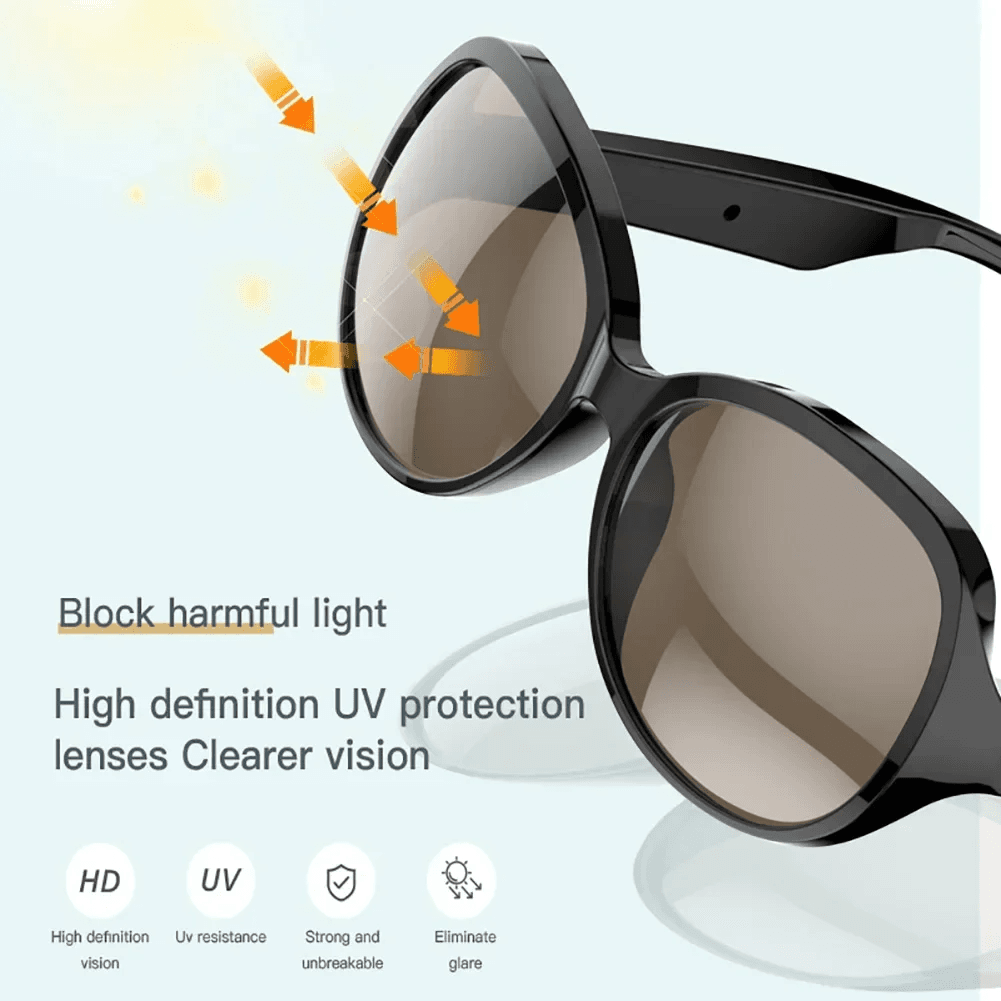 Lunettes de soleil intelligentes ecouteurs sans fil Bluetooth, appels mains libres - نظارات شمسية ذكيةو سماعات رأس لاسلكية بتقنية البلوتوث - Accessoires - صورة 5