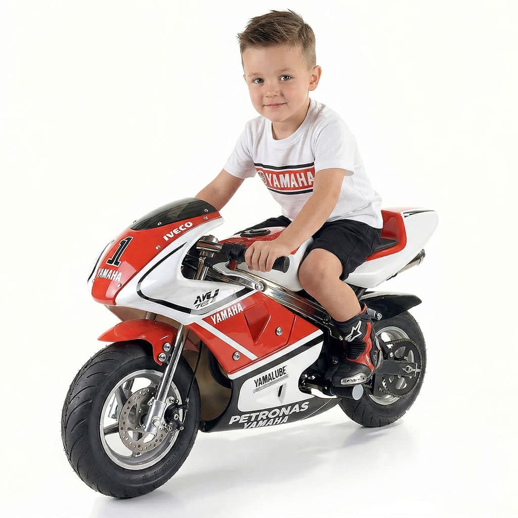 Mini Moto GP pour Enfants Moteur 49cc Démarrage à Tirette - دراجة نارية محرك بنزين - Enfants - صورة 1
