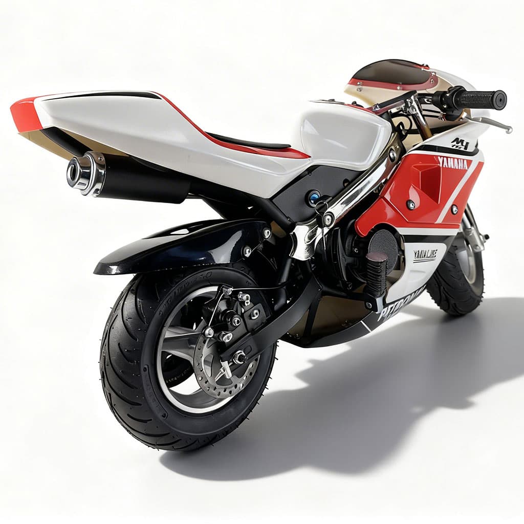Mini Moto GP pour Enfants Moteur 49cc Démarrage à Tirette - دراجة نارية محرك بنزين - Enfants - صورة 4