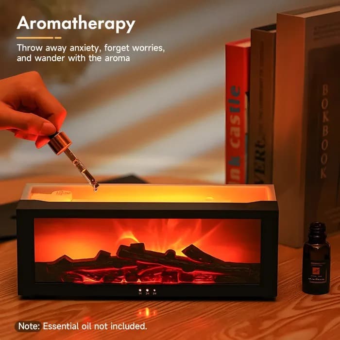 Humidificateur Effet Flamme 7 Couleurs - مرطب الهواء بتأثير اللهب الواقعي - Décoration - صورة 6