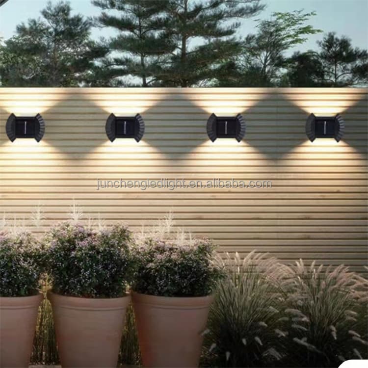 Appliques Murales Solaires Up & Down (Pack de 4Pcs) - طقم مصابيح حائط شمسية ذكية (4 قطع) - Décoration - صورة 5