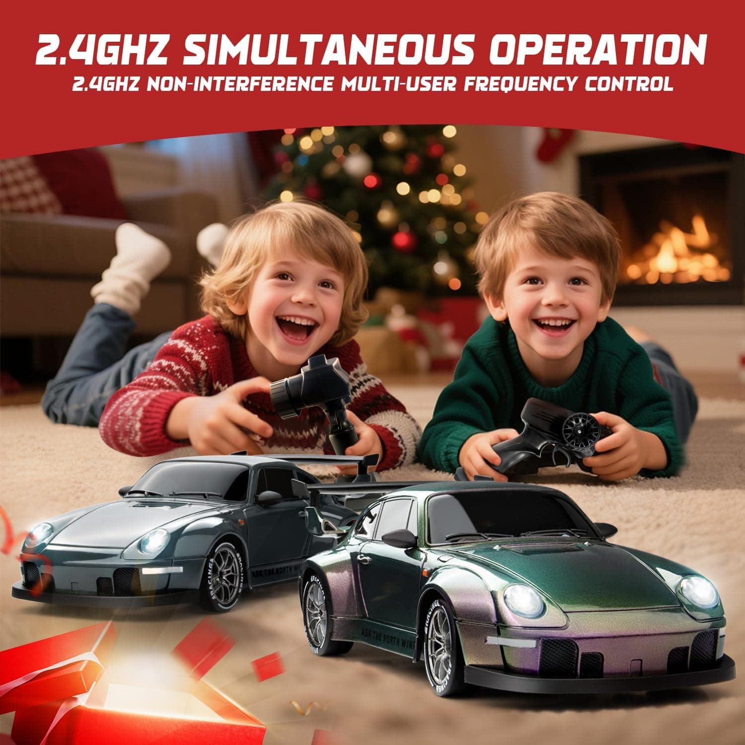 Voiture de Course RC Drift Haute Performance avec Télécommande - سيارة سباق ودرِفت احترافية بجهاز تحكم عن بعد - Jouet & Gaming - صورة 8