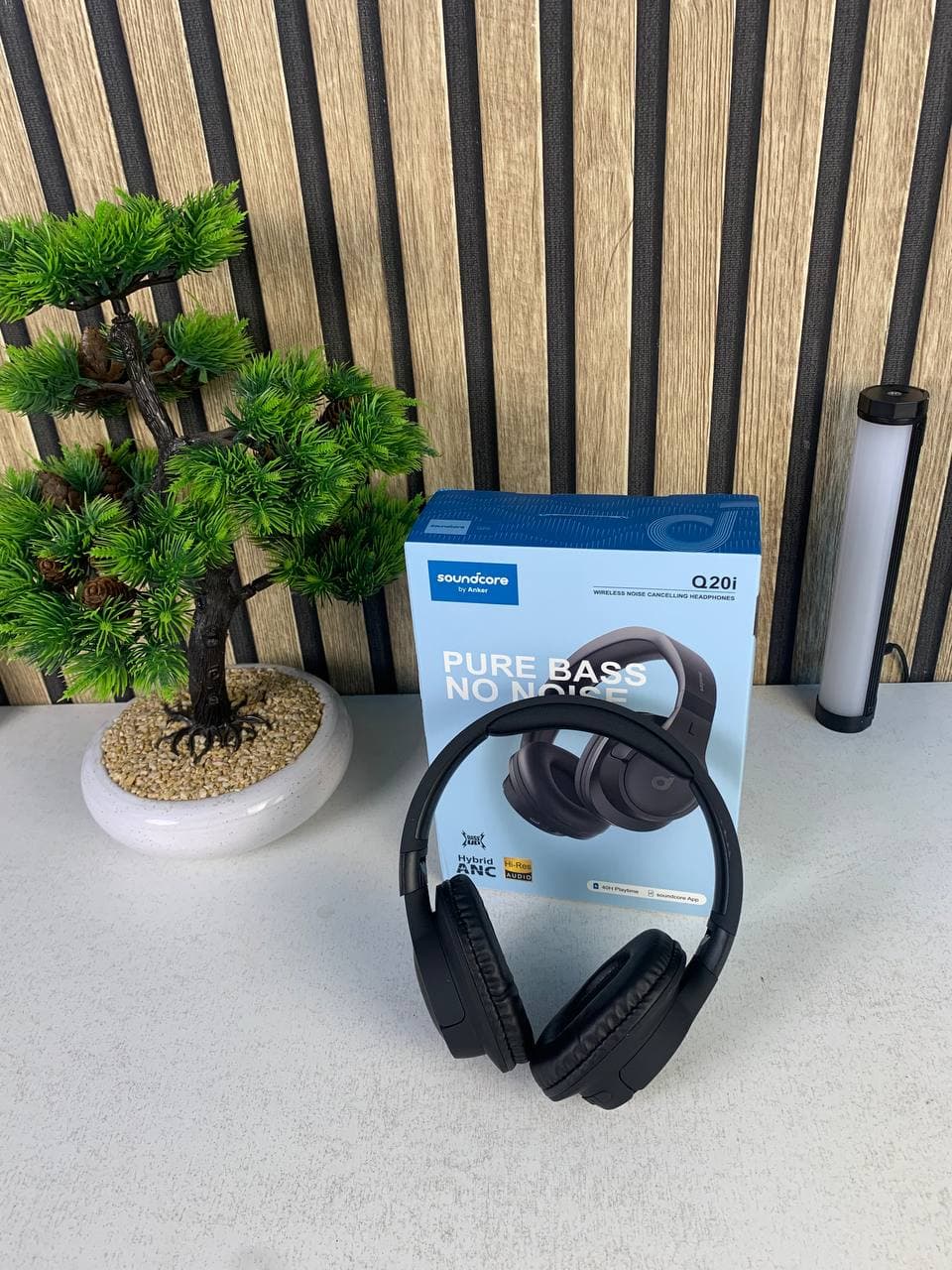 Casque Sans Fil Anker Q20i avec Réduction de Bruit Active - سماعات الرأس اللاسلكية بتقنية إلغاء الضوضاء - Électronique - صورة حقيقية 10