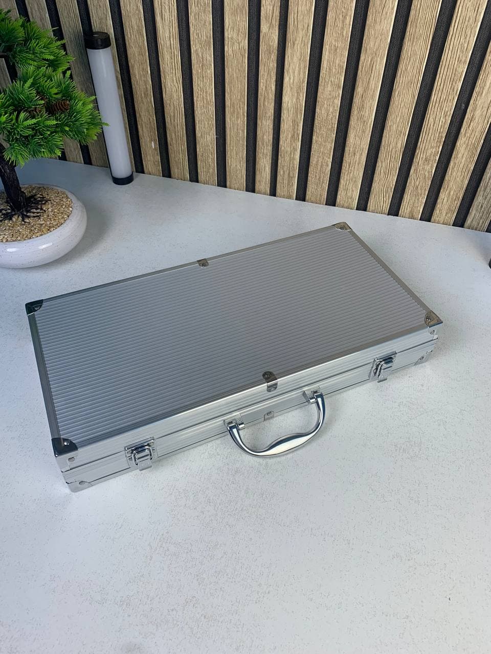 Coffret de Couteaux Professionnel avec Valise en Aluminium 9Pcs - طقم سكاكين الجزارة في حقيبة ألمنيوم صلبة - Cuisine - صورة حقيقية 7
