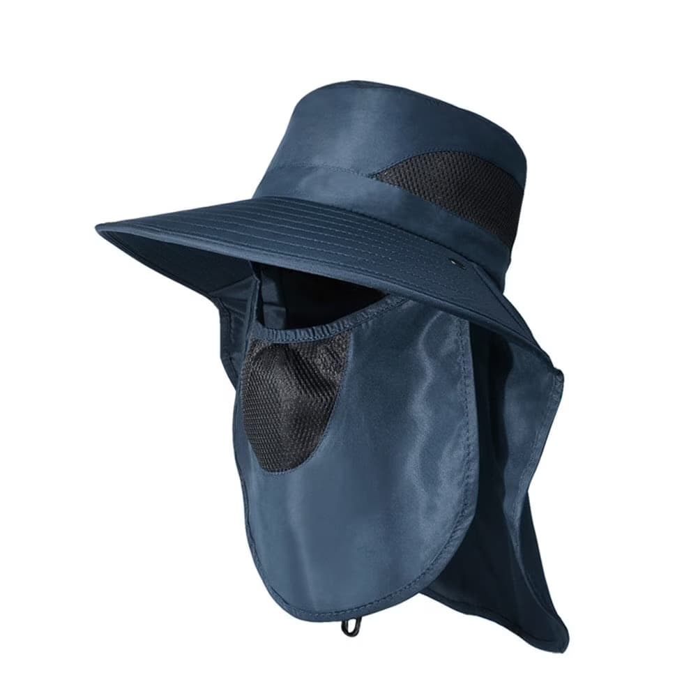 Chapeau de protection solaire printemps-été avec couvrant le visage - قبعة للحماية من الشمس بتصميم شال تغطي الوجه - Camping et Randonnée - صورة 10