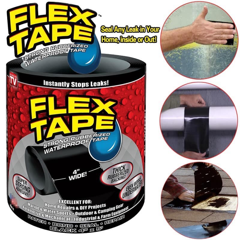 Ruban adhésif étanche Super résistant de 150cm, bande auto-fixante, ruban de réparation de joints, ruban de conduit isolant - Outillage et Bricolage - صورة 1