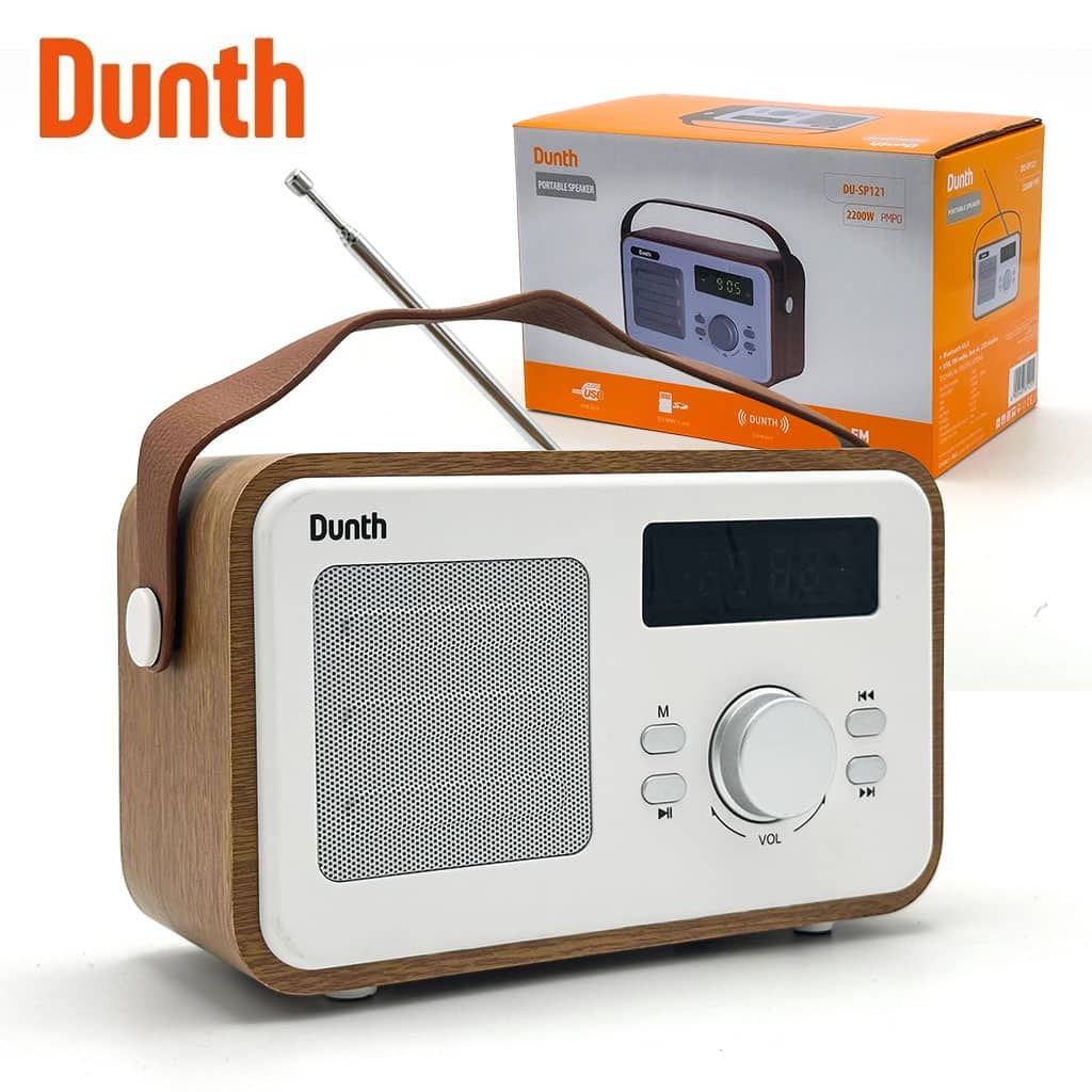 Haut-parleur et Radio Portable Dunth Premium Bluetooth V5.0 - مكبر الصوت والراديو الكلاسيكي المحمول