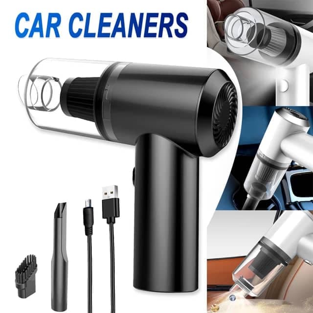 Aspirateur sans fil 2 In 1 Vacuum Cleaner For Car & Home 12V 120 W - Accessoires Auto/Moto - صورة 2