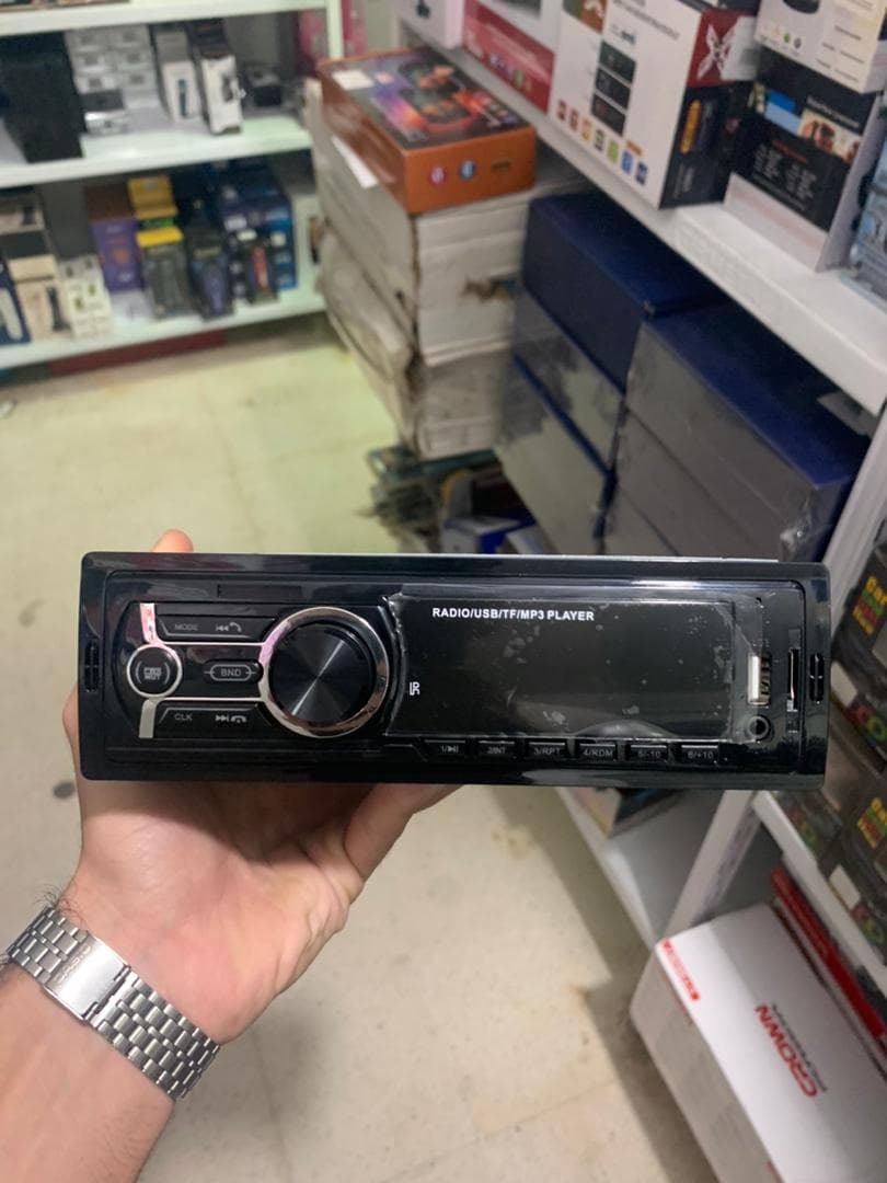 Poste Radio Bluetooth MultiMedia Avec Sortie USB/MicroSD/Aux - Accessoires Auto/Moto - صورة حقيقية 4