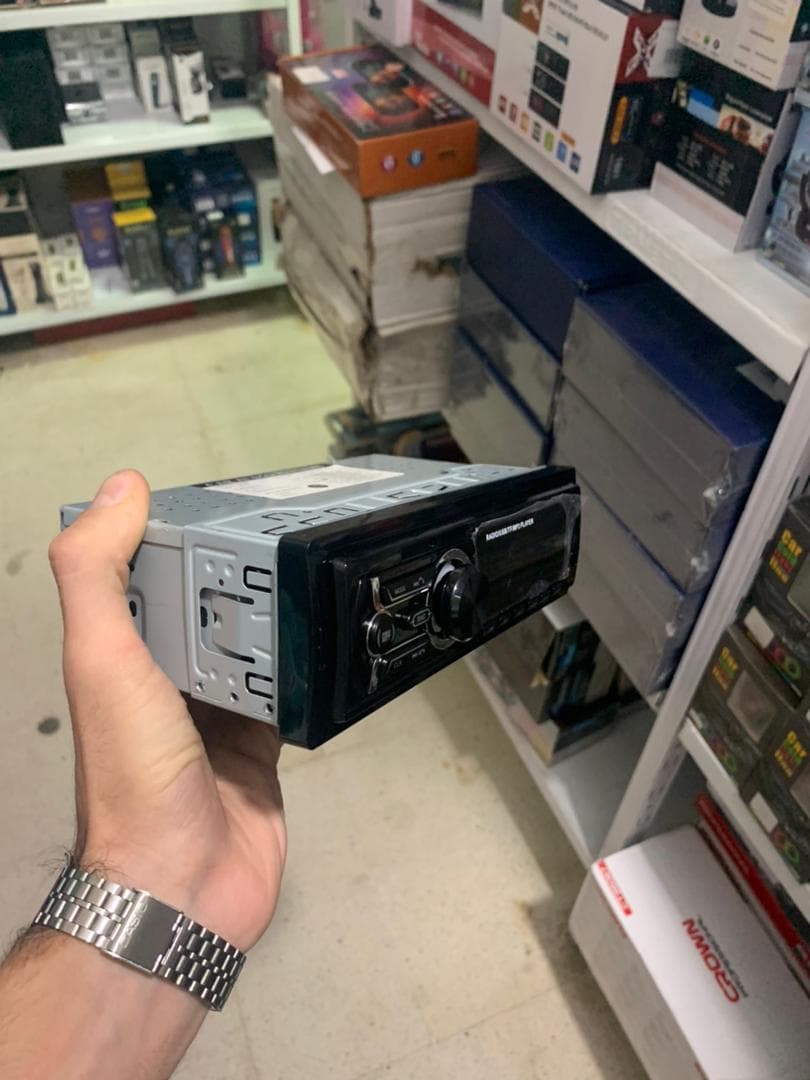 Poste Radio Bluetooth MultiMedia Avec Sortie USB/MicroSD/Aux - Accessoires Auto/Moto - صورة حقيقية 6