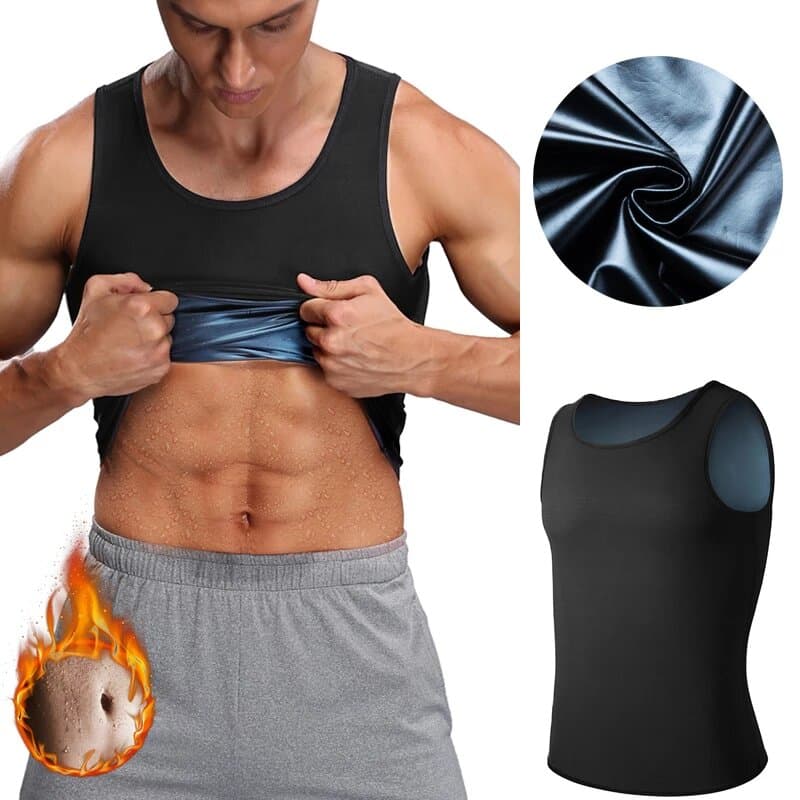 Gilet de sueur Débardeur Polymère amincissement perte de poids Fitness Gym sueur - Sport - صورة 1