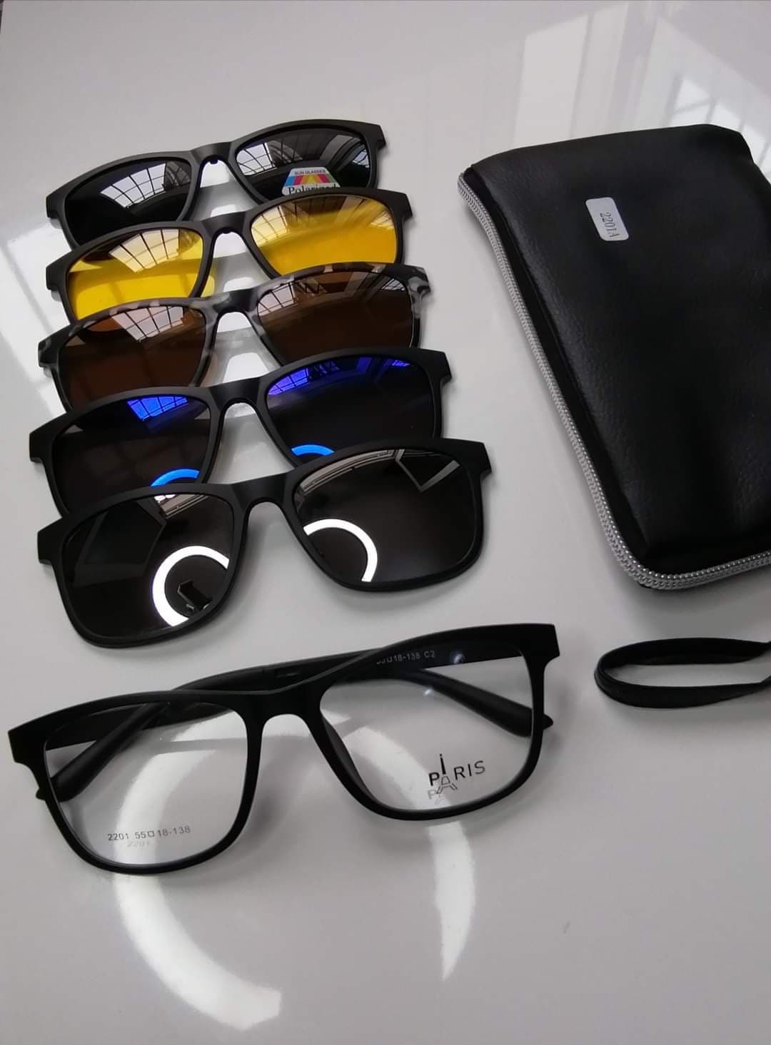 Lunette 6 En 1 2202A Optique / Soleil / Nuit - Accessoires - صورة 2