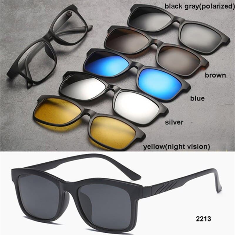 Lunette 6 En 1 2202A Optique / Soleil / Nuit - Accessoires - صورة 3