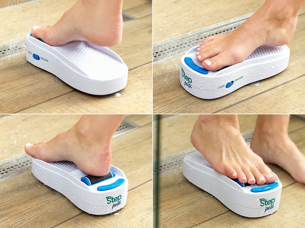Step Pedi – broyeur de pieds électrique en Silicone dissolvant de peaux mortes - Soins et Beauté - صورة 5