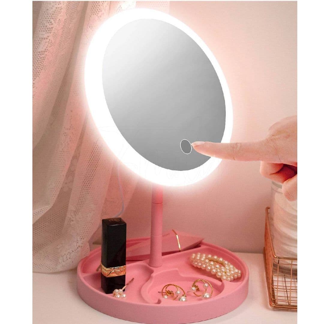 Miroir de maquillage de bureau avec lampe - Soins et Beauté - صورة 3