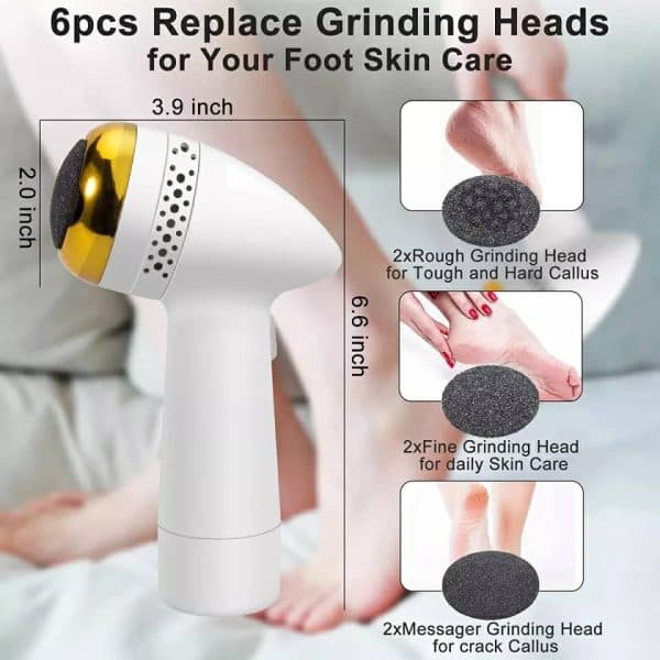machine a dissolvant de peau morte, rotative USB - Soins et Beauté - صورة 4