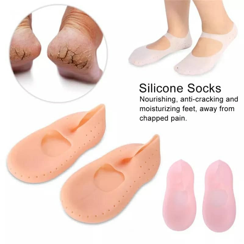 Chaussette Gel hydratantes en Silicone protection des pieds - Soins et Beauté - صورة 1